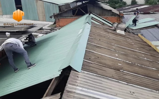sửa mái tôn Bình Dương