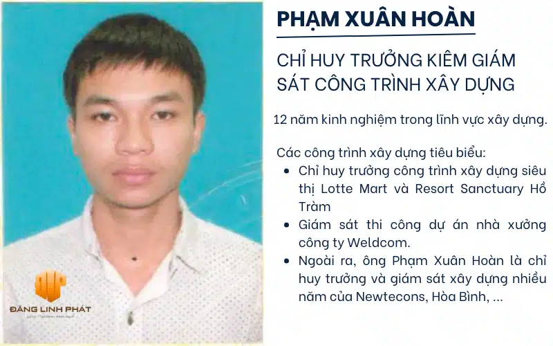 Chỉ huy trưởng kiêm giám sát công trình