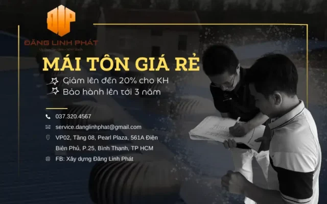 sữa chữa mái tôn giá rẻ