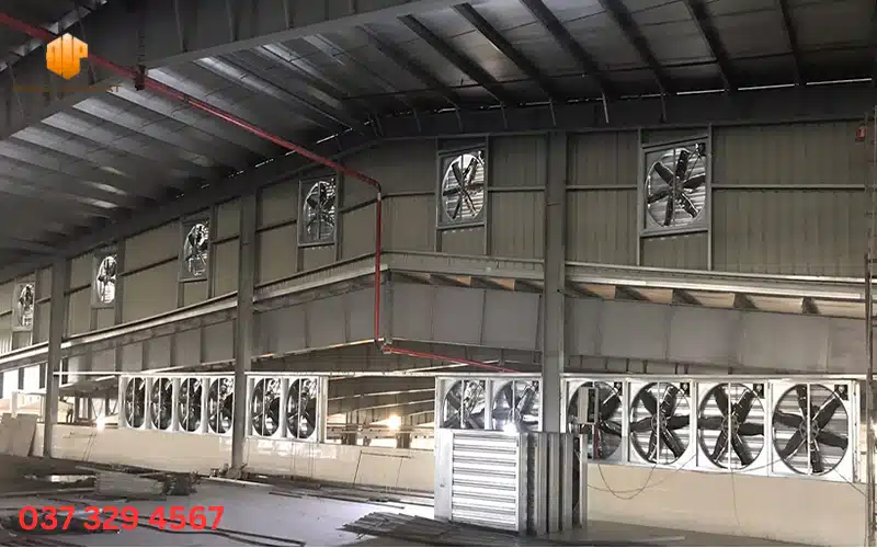 Lắp đặt hệ thống quạt cách nhiệt