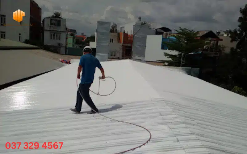 Sơn phản quang chống nóng mái tôn Bình Dương