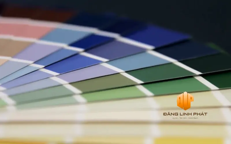 Màu sơn rất đa dạng