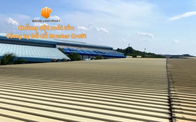 Chống dột mái tôn công ty Master Craft