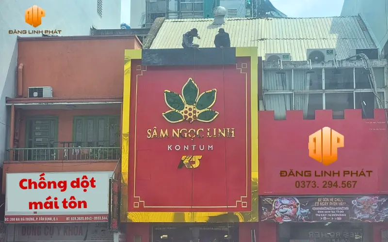 chống dột mái tôn