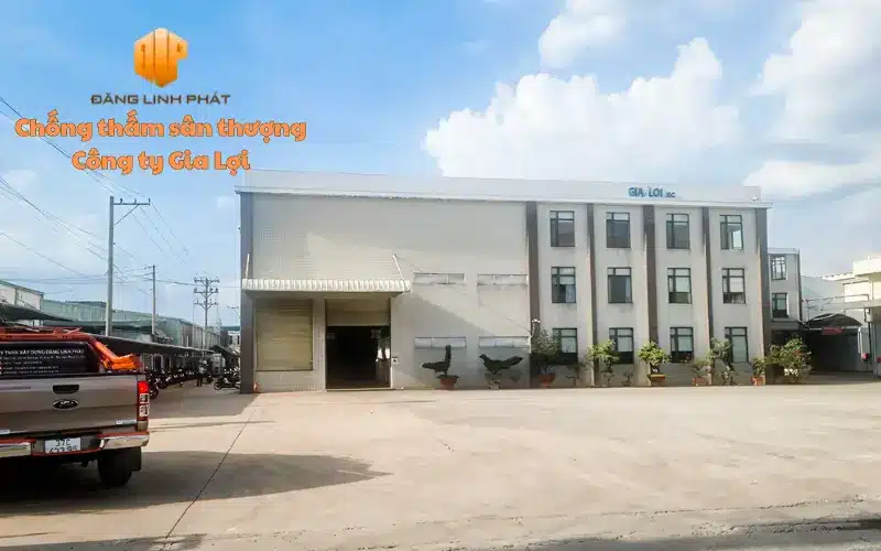 Chống thấm sân thượng công ty Gia Lợi