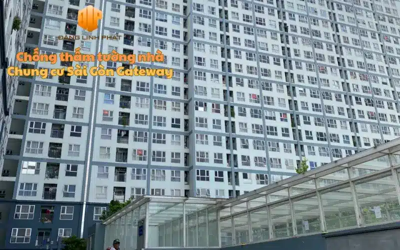 Chống thấm tường chung cư Sài Gòn Gateway