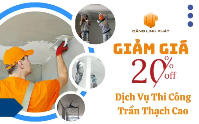 thi công trần thạch cao