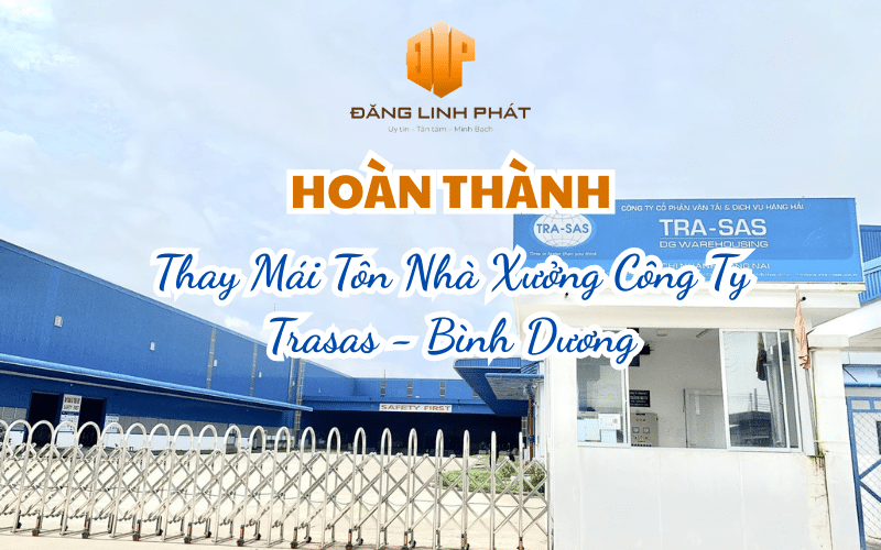 thi công mái tôn nhà xưởng uy tín