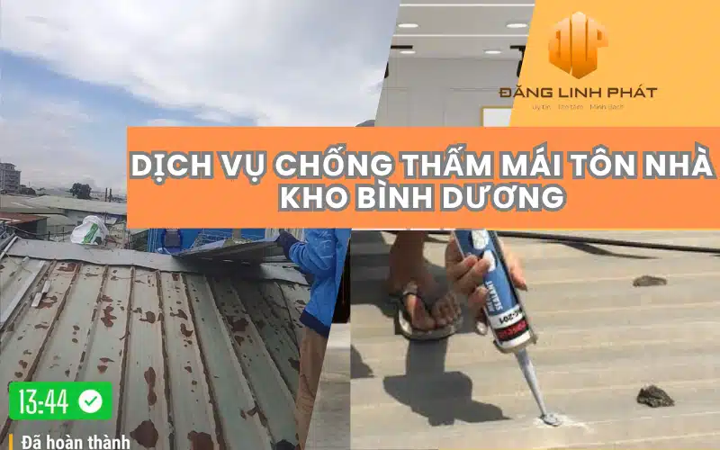 dịch vụ chống thấm mái ton uy tín