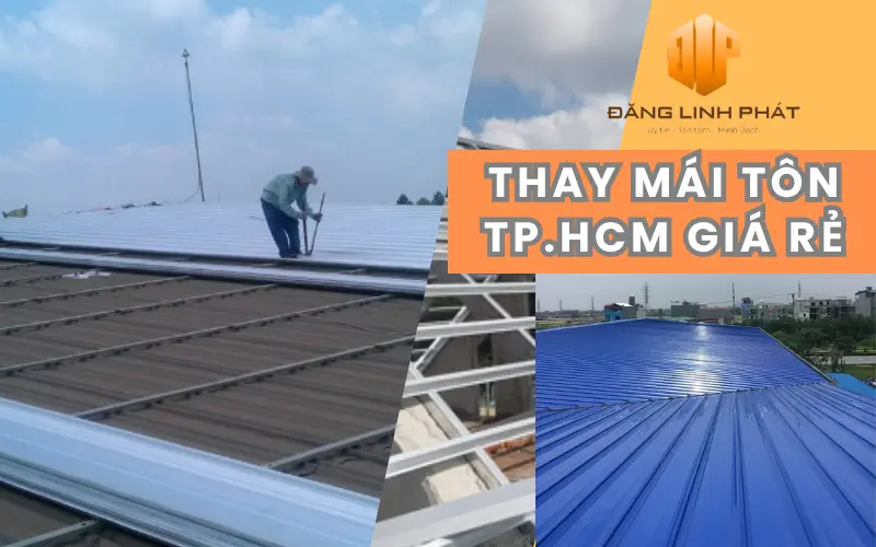 Công trình thay mái tôn nổi bật tại TP.HCM