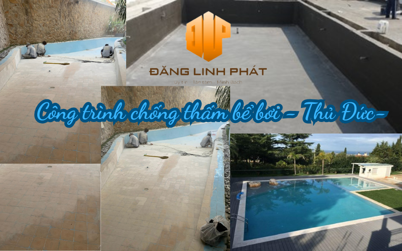 Chống thấm bể bơi tại thủ đức