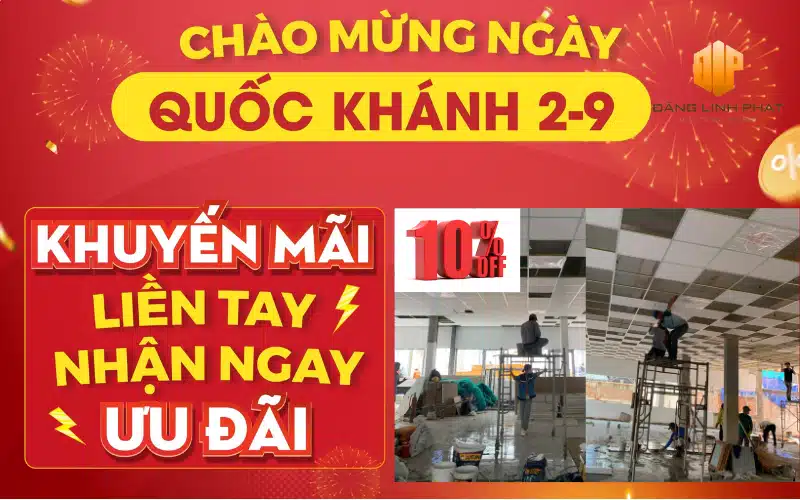 Mừng đại lễ 2/9 khuyến mãi thi công cải tạo nhà ở chất lượng, giá rẻ