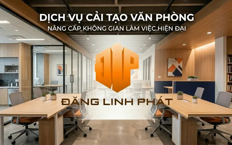 Hình ảnh nâng cấp văn phòng hiện đại với không gian làm việc mở, nội thất mới và ánh sáng tối ưu.