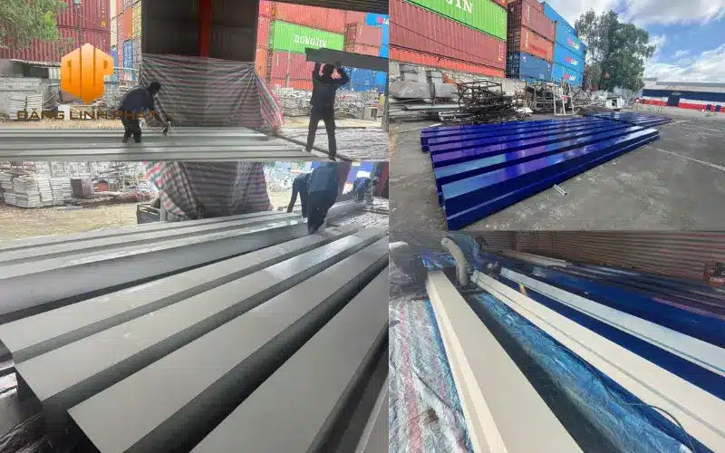Gia công máng xối cho công trình