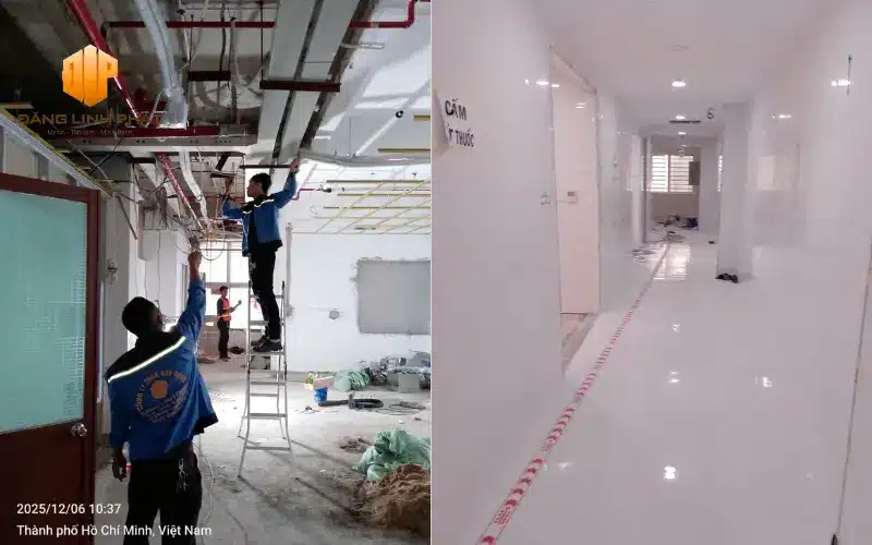 Lắp đặt hệ thống điện văn phòng an toàn, chuyên nghiệp do Đăng Linh Phát thi công