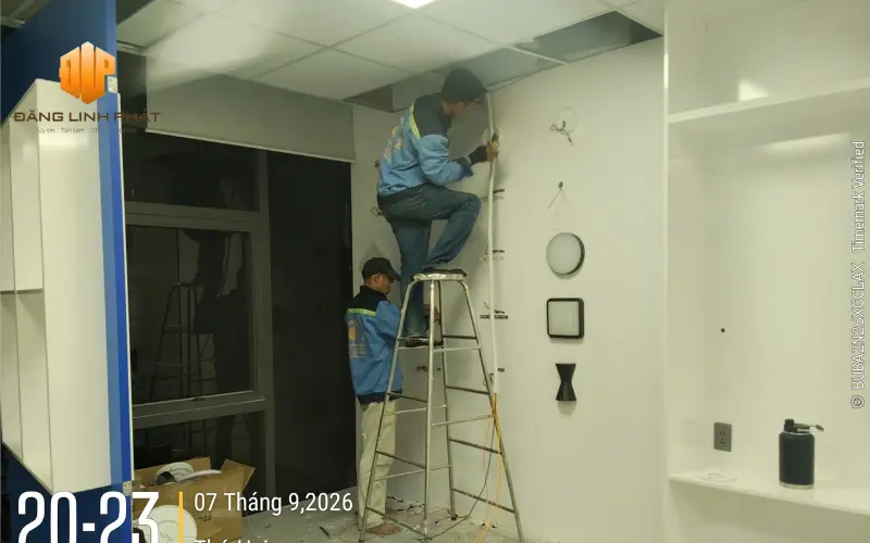 Công trình cải tạo văn phòng Megaman Việt Nam